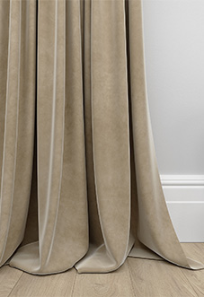 Odessa Velvet, Putty - Made to Measure Curtains
